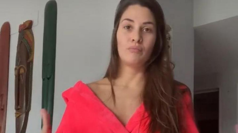 Polémica grabación de la modelo.