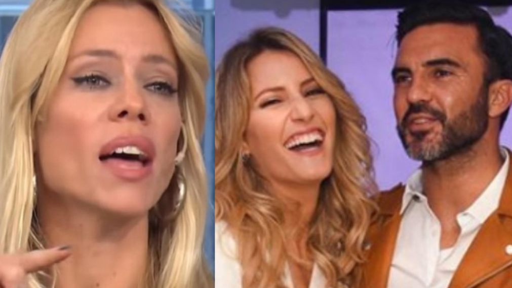 La modelo, enfurecida con la pareja.