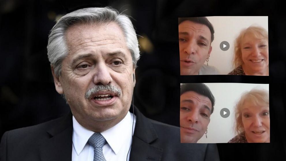 El humorista y su madre le hablaron al Presidente en un desopilante video.