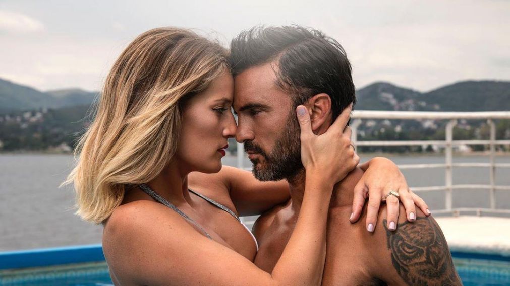 El futbolista quedó chocho con las habilidades de su novia.
