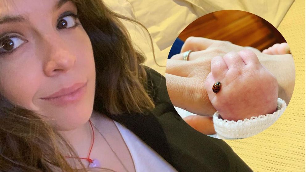 La actriz no pudo ocultar sus emociones por el primer añito de su hija.