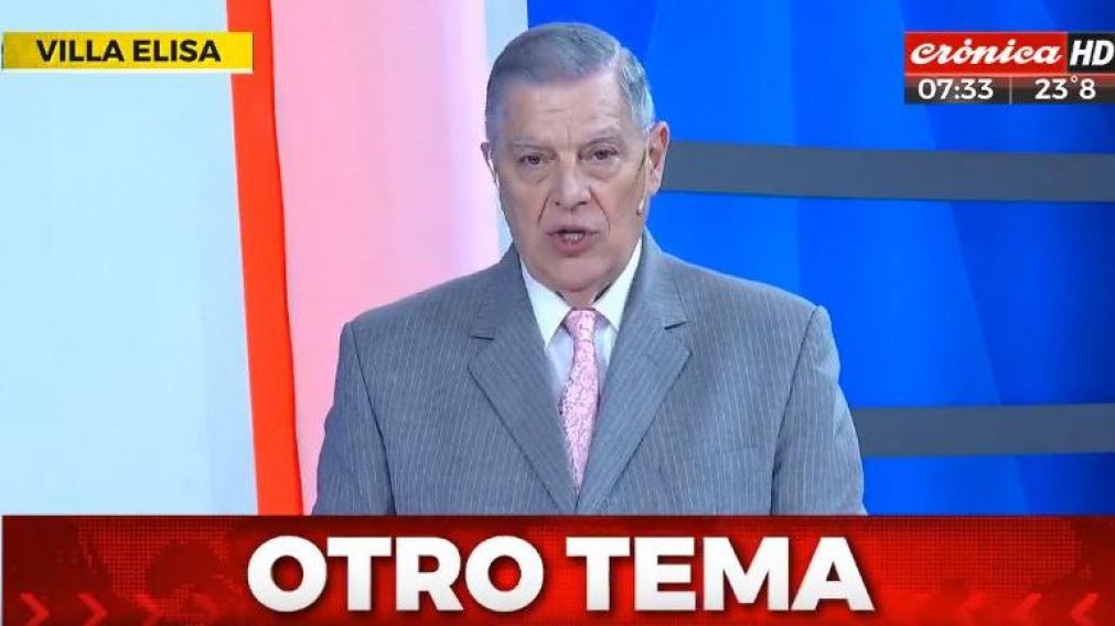 El conductor volvió a las mañanas en el canal de noticias.