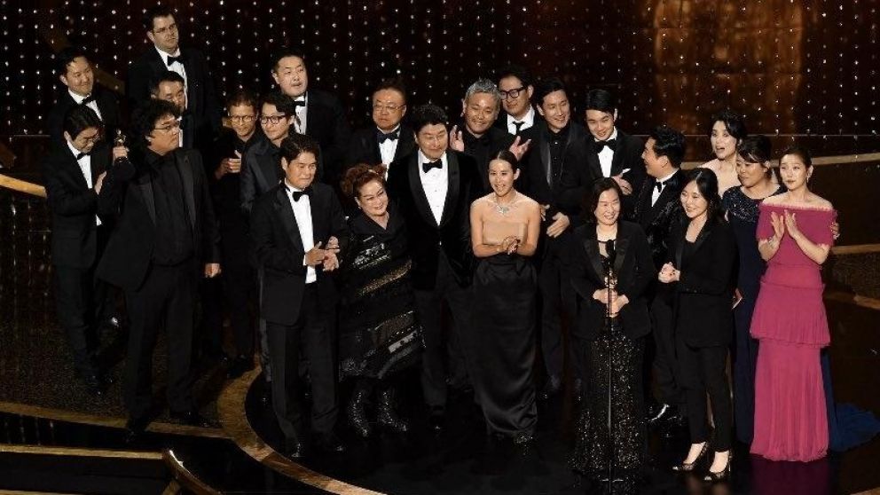 "Parasite" fue la gran sorpresa de la noche. 