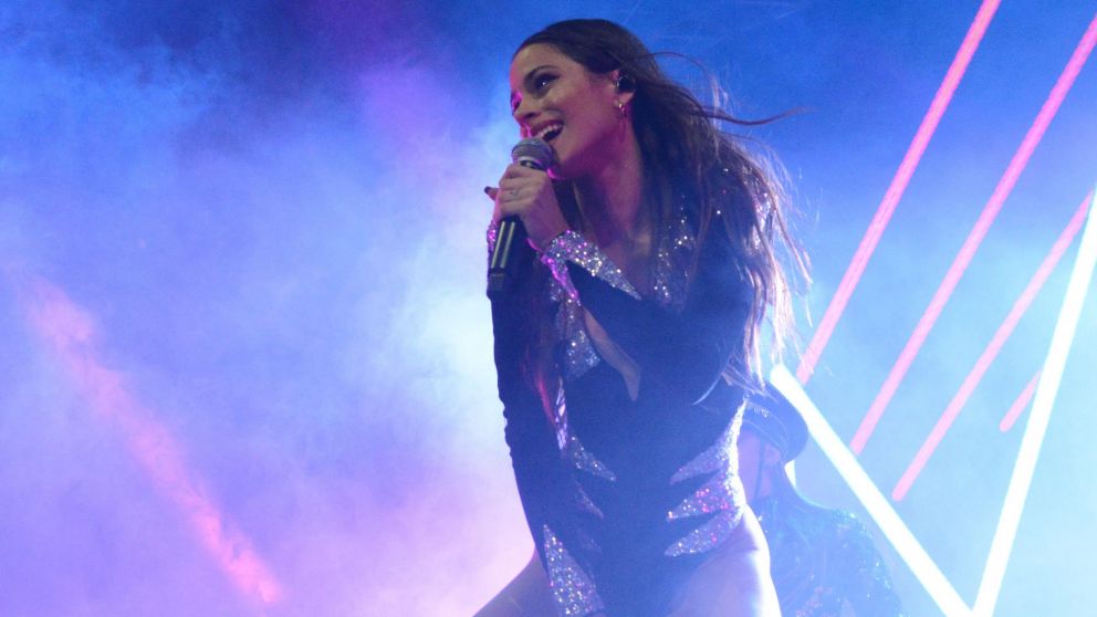 Dio su primer recital del año. (Diario Crónica/Pablo Villán)