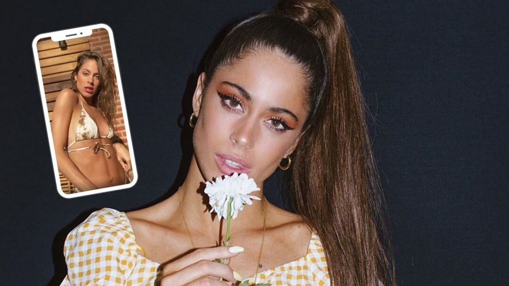 La cantante mostró su faceta más sensual.