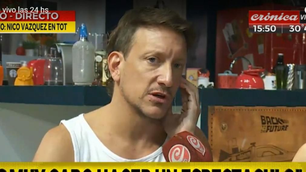 Nico Vázquez, mano a mano en Crónica HD.