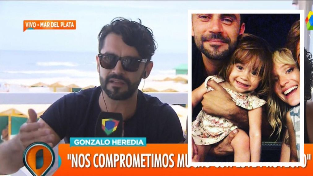 La angustia de Gonzalo Heredia tras la fiebre de su hija. 