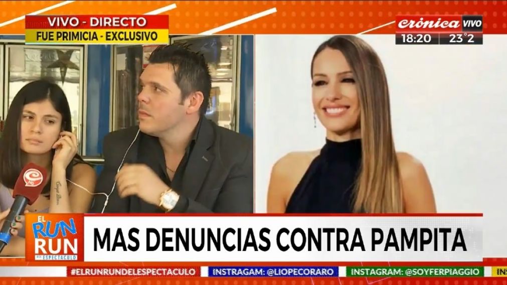 Viviana Ben�tez ratific� que har� la denuncia contra Pampita. 