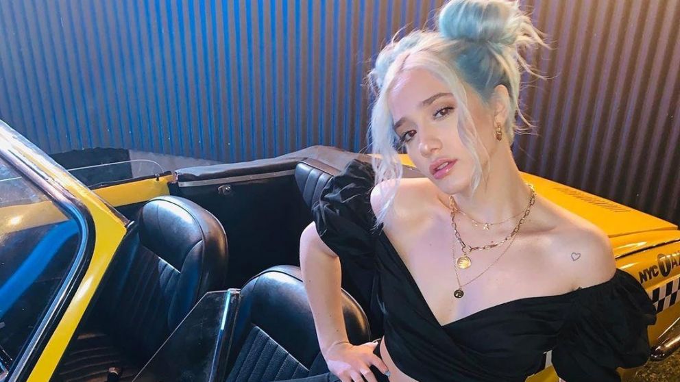 La impactante pose de Ángela Torres.