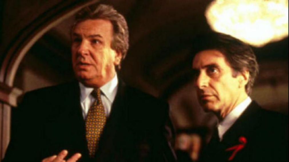 Junto a Al Pacino, en "El Padrino II".