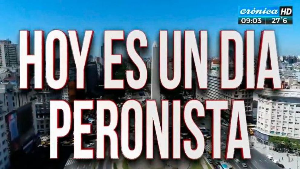 En este día que quedará para la historia, Crónica HD hizo titulares fieles a su estilo.