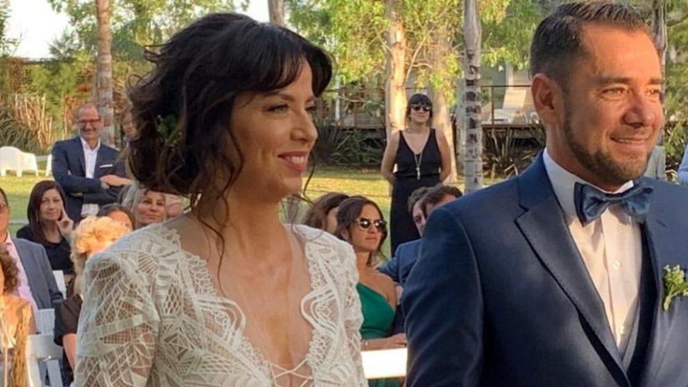 Mercedes Funes y Cecilio Flematti disfrutan de su luna de miel.