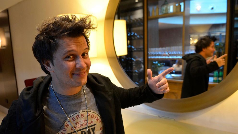 Darío Lopilato se prepara para volver a ser "Coqui Argento" (Fernando Pérez Re/Crónica).