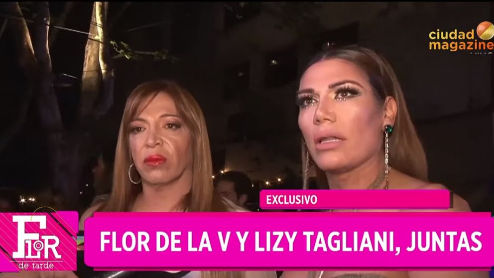 Flor de la V y Lizy Tagliani, ¿amigas?