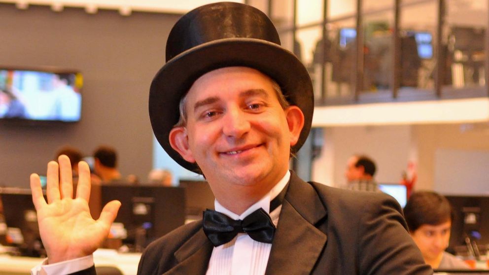 El Mago Sin Dientes revel� que quiere a Marcelo Tinelli como presidente. (Carlos Ventura/ Cr�nica)