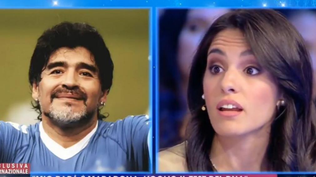 La palabra de Magal�, la supuesta heredera de Diego Maradona. 