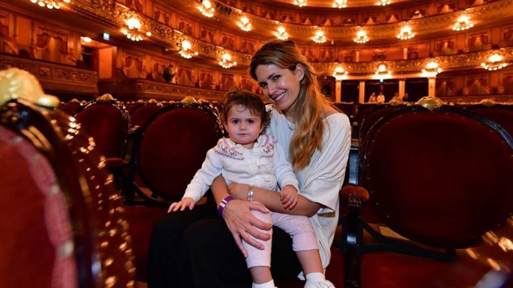 Isabel Macedo junto a su hija, Isabelita.