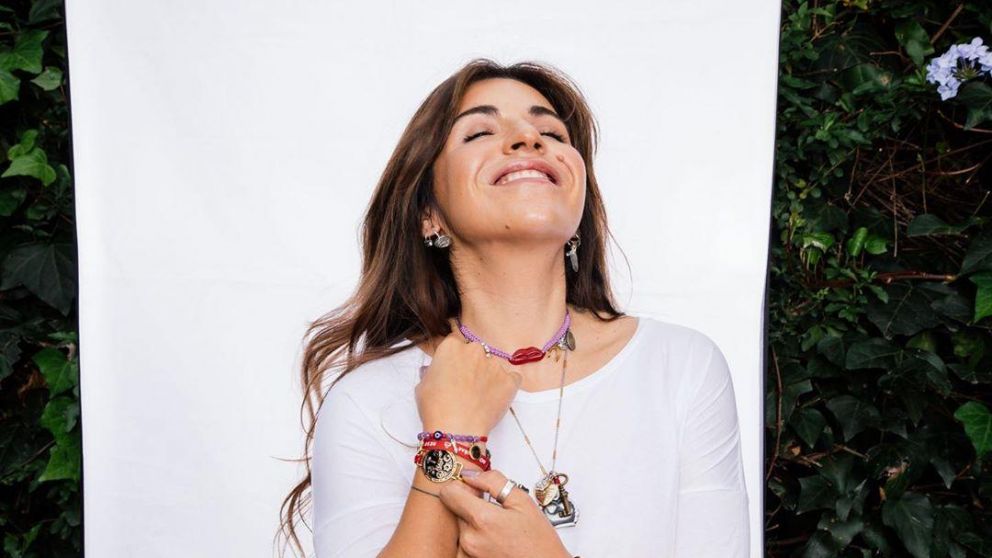Gianinna Maradona, en ropa interior.