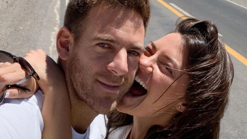 Sofía "Jujuy" Jiménez y Juan Martín Del Potro, enamorados y acaramelados.