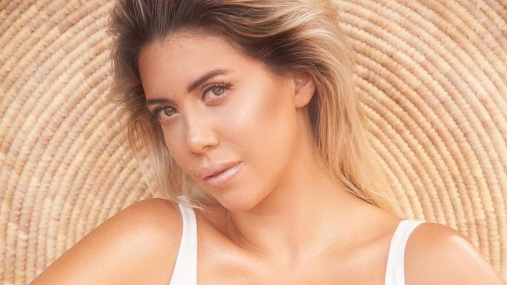 Wanda Nara, al natural y sin retoques.
