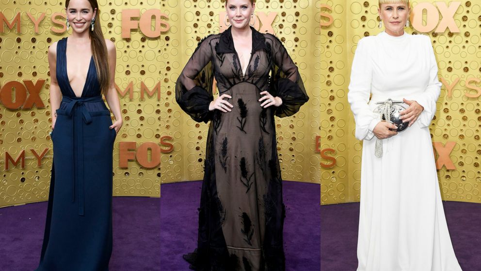 Las grandes figuras pasaron por la alfombra violeta de los Emmy 2019.