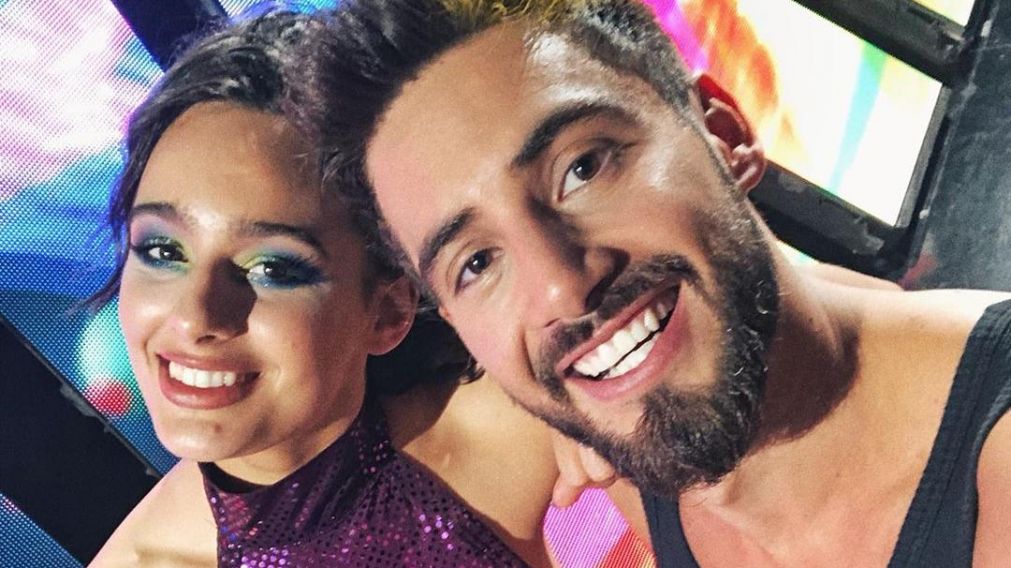 El insólito video de Nicolás Occhiato y Florencia Jazmín Peña en pleno ensayo del "Bailando".