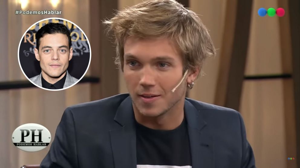 Franco Masini y Rami Malek, de fiesta en Venecia.