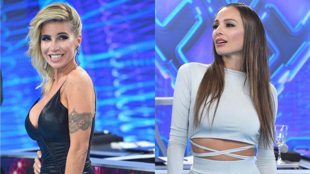 Flor Peña replicó la sensual foto de Pampita con su novio.
