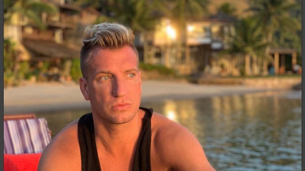 Maxi López pudo volver a encontrarse con sus tres hijos.