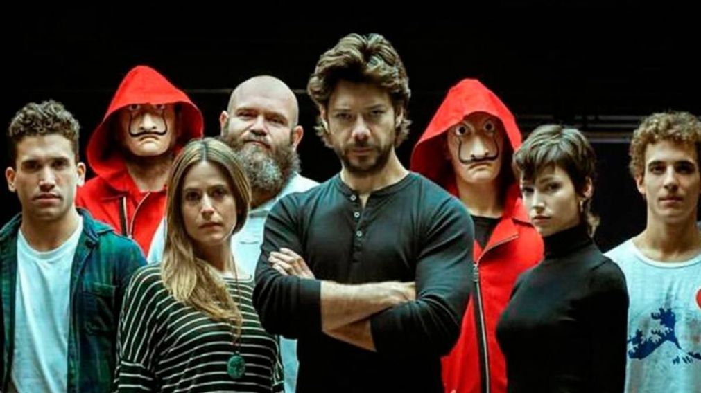 Los momentos más divertidos del rodaje de "La casa de papel".