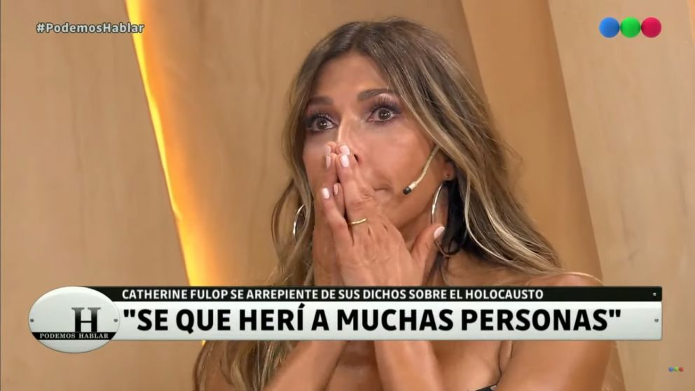 Catherine Fulop, muy emocionada en "PH, Podemos Hablar".