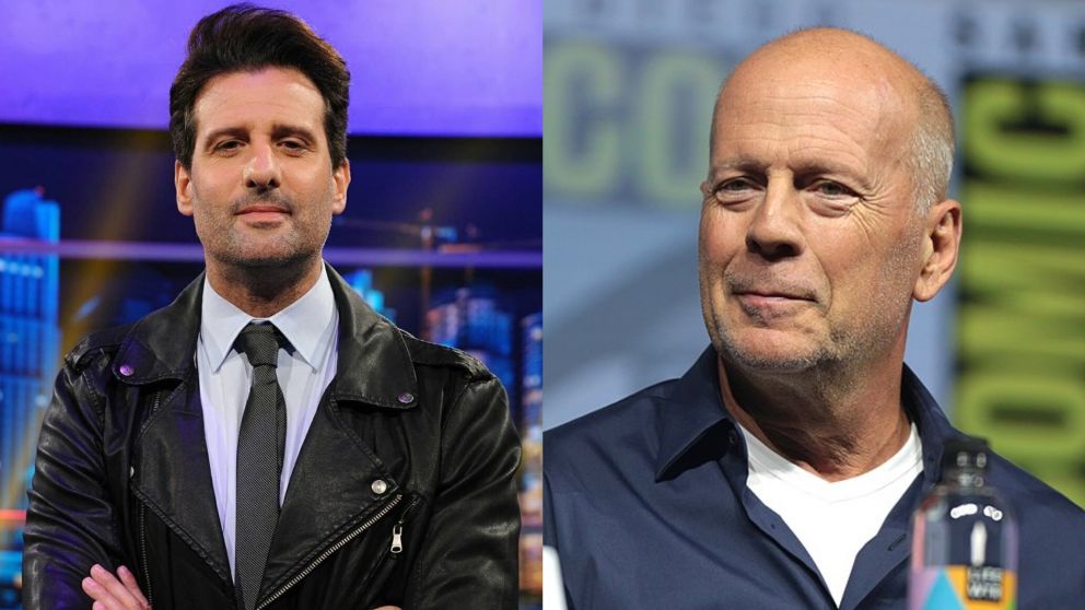 Bruce Willis le "cortó el rostro" a José María Listorti.