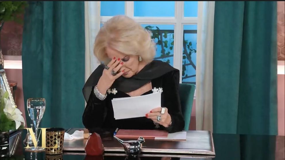 La tristeza de Mirtha Legrand al recordar a José Martínez Suárez.