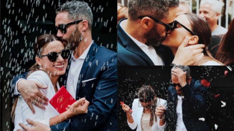 El Pollo Álvarez y Tefi Ruso dieron el "sí".