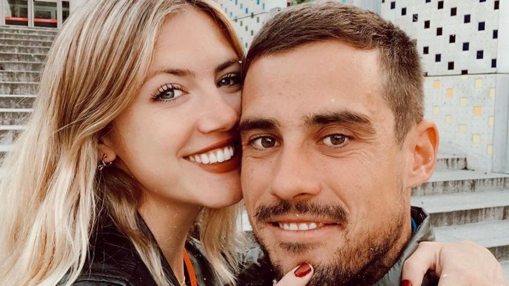 Guido Pella cont� c�mo fue la rom�ntica propuesta de casamiento que le hizo a Stephanie Demner, 