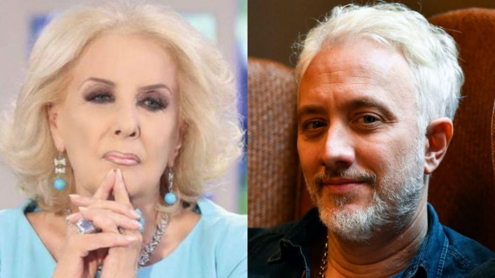 Mirtha Legrand y Andy Kusnetzoff, los grandes protagonistas del s�bado por la noche. 