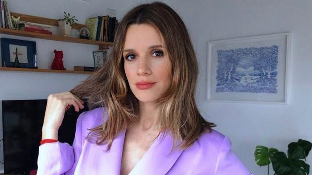 La súper panza de Violeta Urtizberea.
