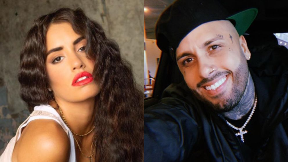 Lali Espósito, con Nicky Jam.
