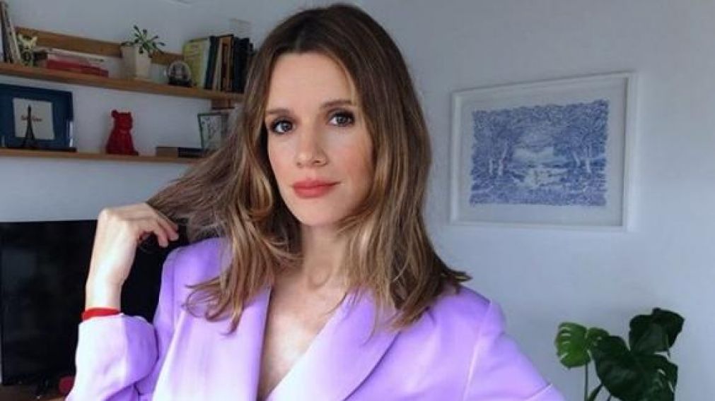 Violeta Urtizberea mostr� su pancita 