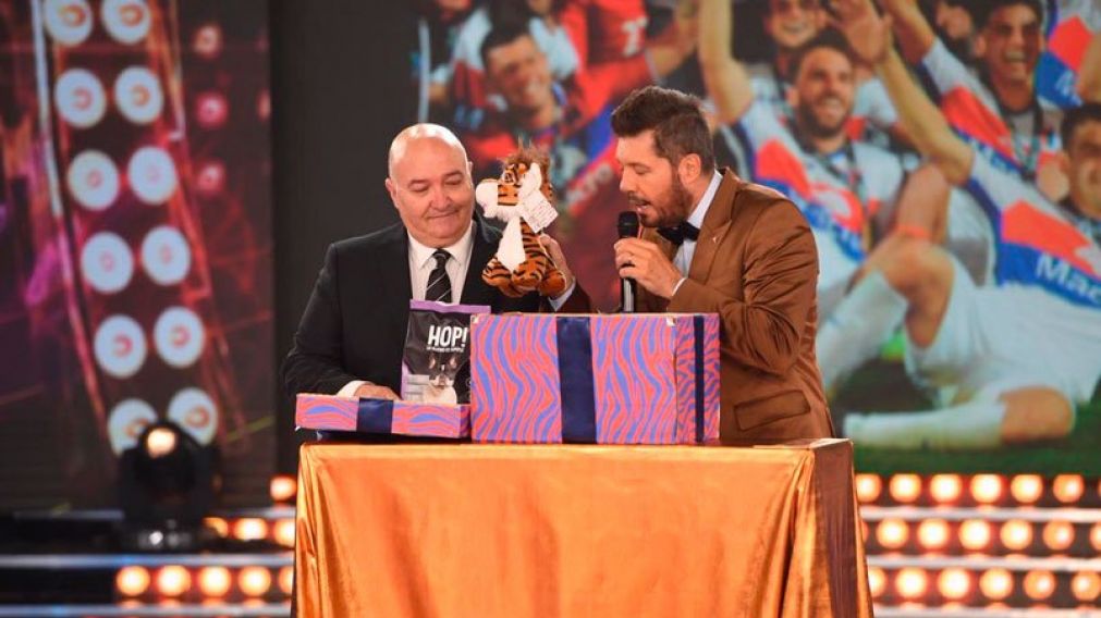 Marcelo Tinelli "gastó" a Larry de Clay por la derrota de Boca.