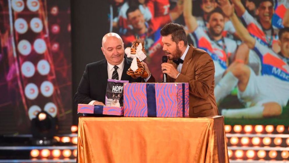 Marcelo Tinelli "gastó" a Larry de Clay por la derrota de Boca.