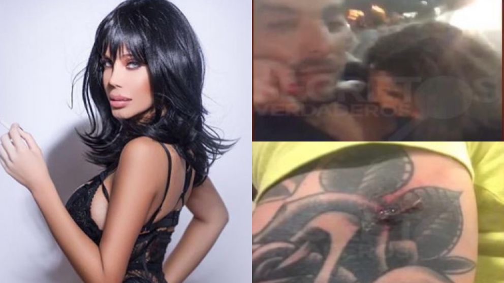 Charlotte Caniggia, a los golpes con Lhoan en Puerto Madero.