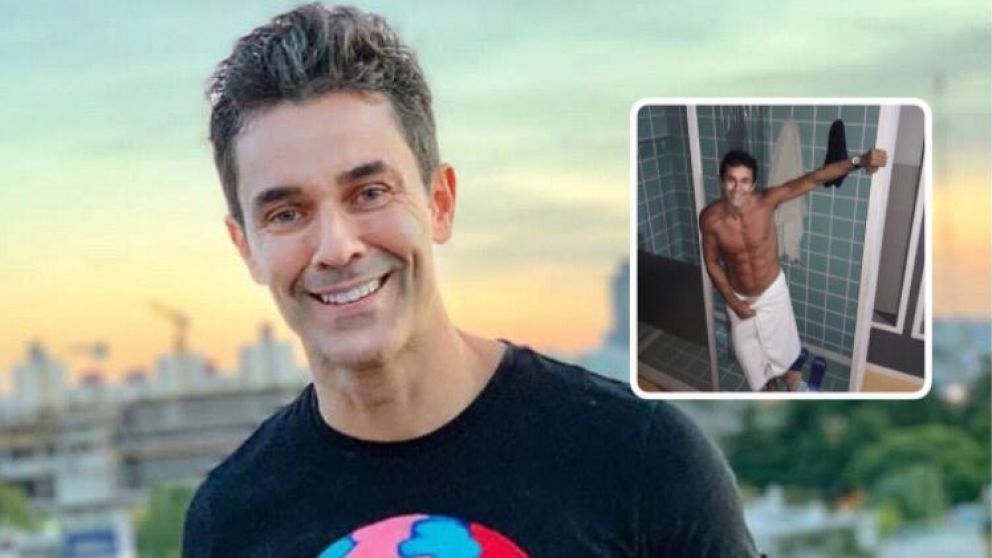 La foto ultra jugada de Mariano Mart�nez. 