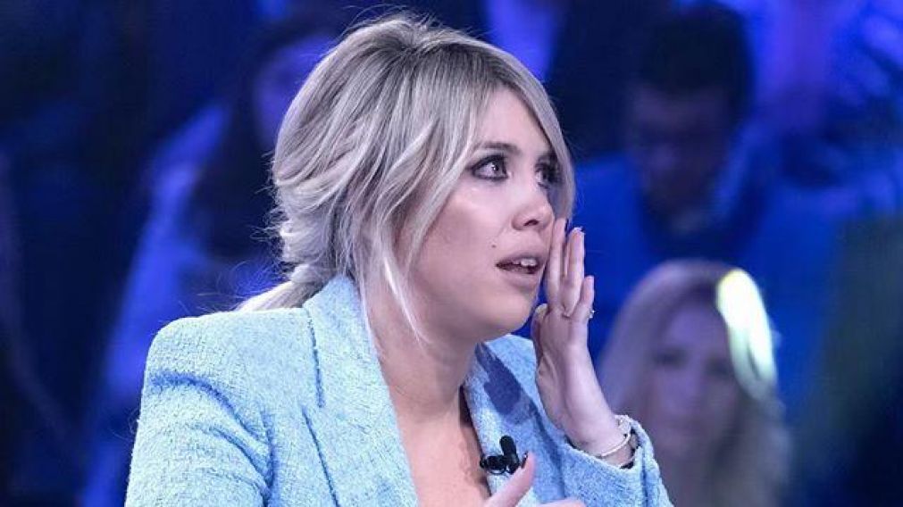 El duro momento de la mediática en la televisión italiana.