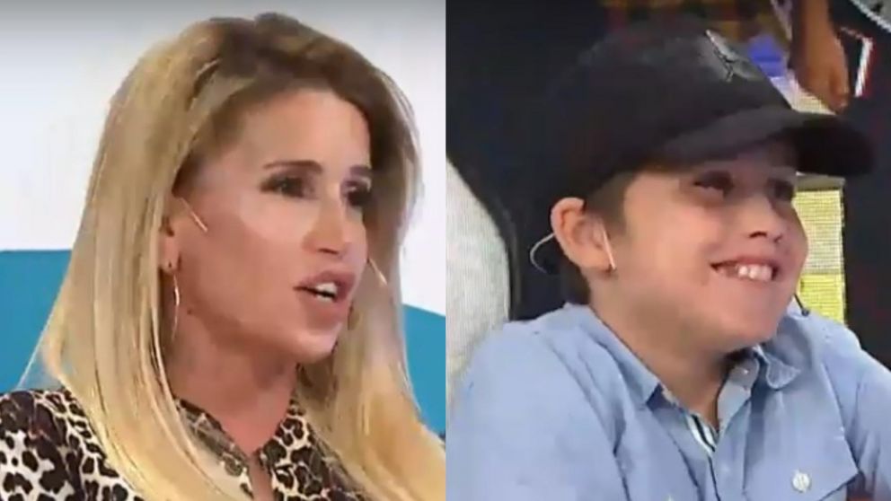 La actriz y su hijo se sacaron chispas en "Instrusos".