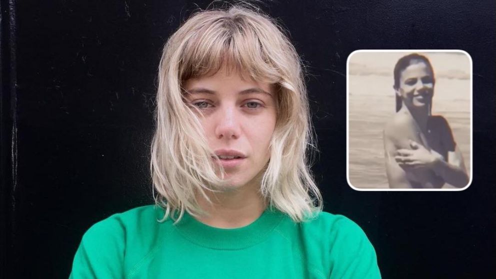 ¡Súper diosa! El topless de Justina Bustos.