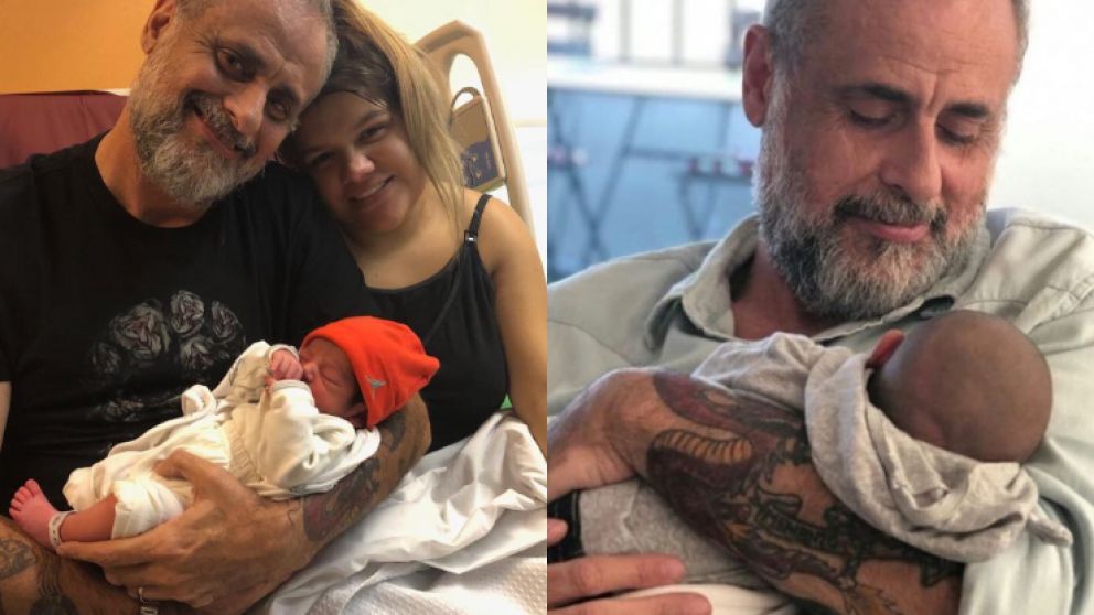 Jorge Rial, feliz con la llegada de su nieto.
