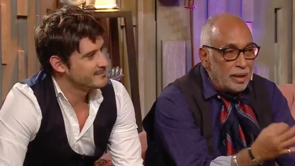 El periodista y el productor, felices y en su mejor momento.