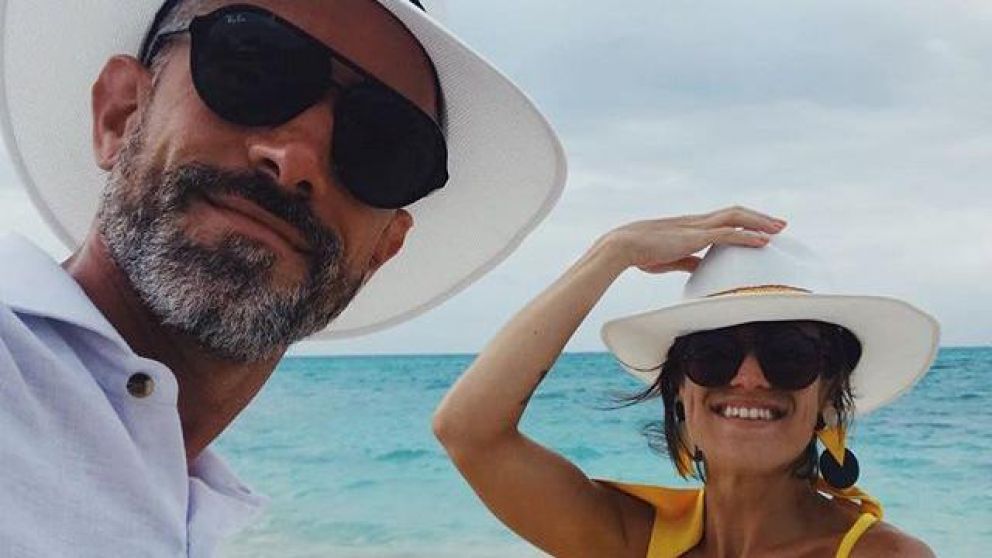 La hermana de Luli estuvo en una playa nudista de Miami.