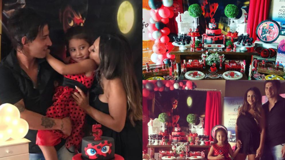 El festejo de Giuliana con temática "vaquita de San Antonio".